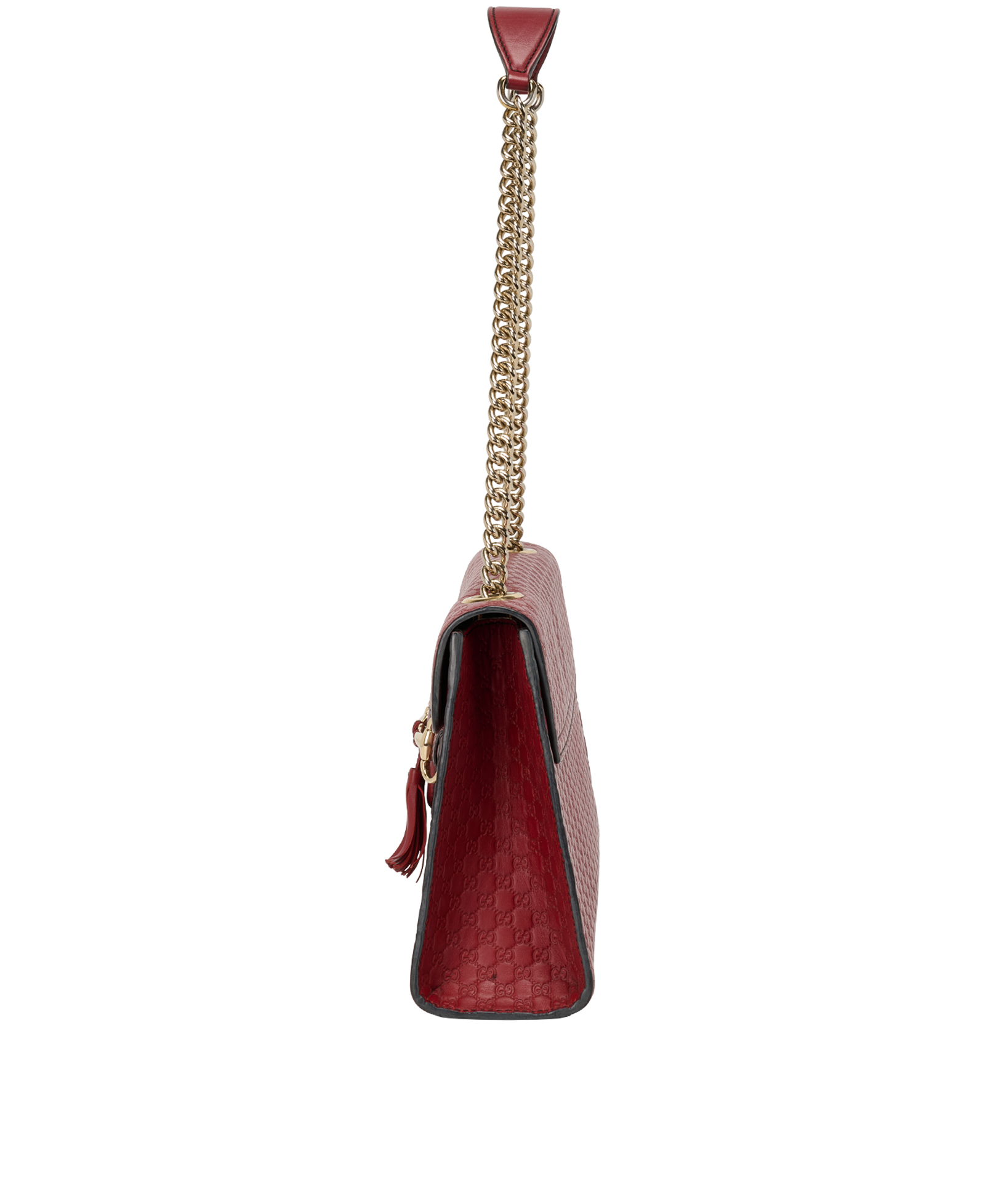 Medium Emily, &pound;650, Handbags, Red, Leather, Bottom view